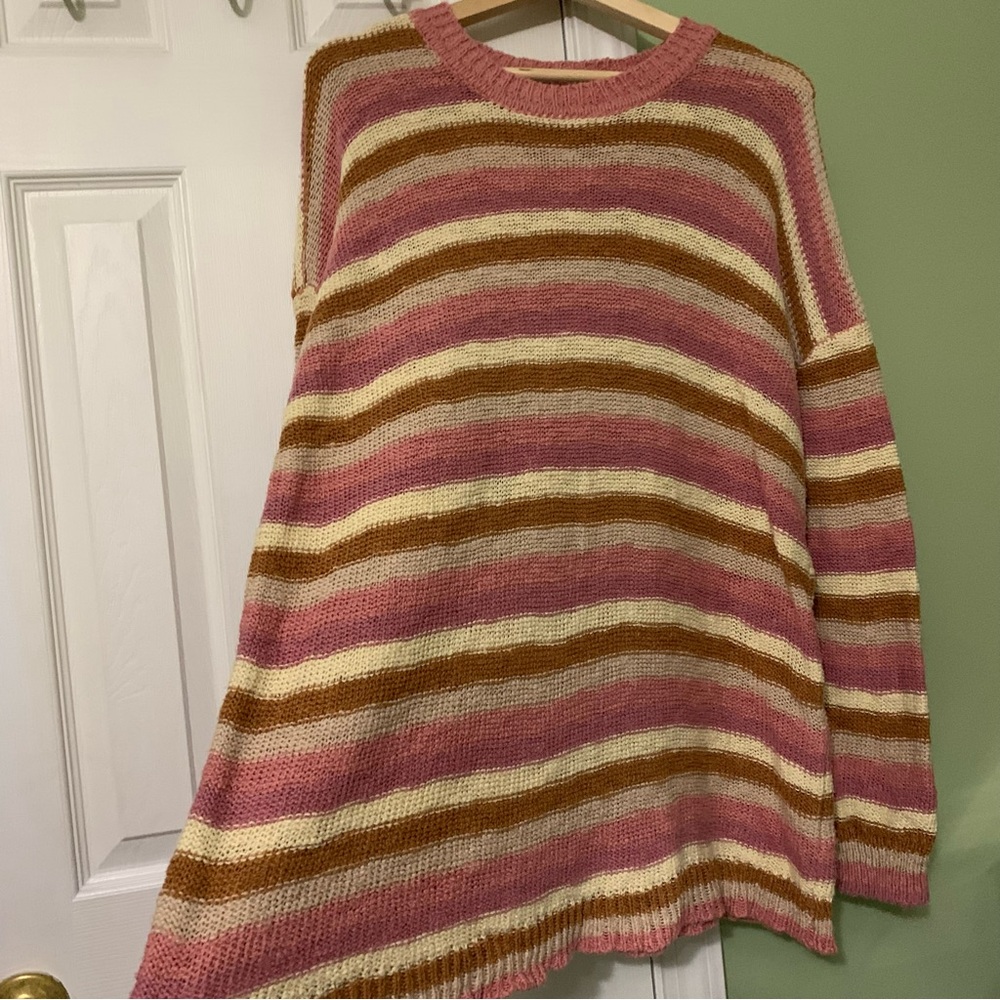 Show Me Your Mumu Bertie Sweater in Reagan Stripe Knit - Picture 4 of 12